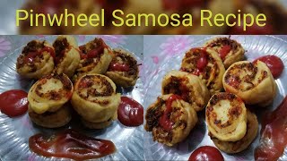 Pinwheel Samosa RecipeRamzan Special Aloo And Chicken Pinwheels [upl. by Nahttam541]