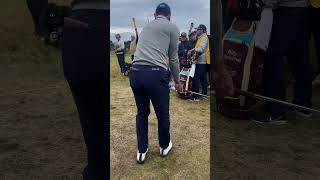 Billy Horschel approach from rough at Royal Troon at the Open troon theopen proplayer golf [upl. by Rehc]