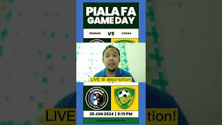 Penang vs Kedah Live 2862024 [upl. by Nwahsear]