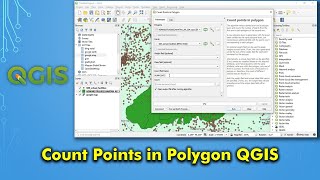 Cara Menghitung Jumlah Point di Dalam Polygon pada QGIS [upl. by Relda601]