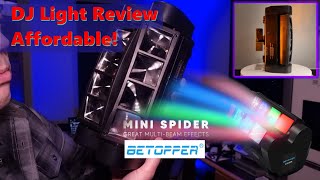 Betopper Mini Spider  Affordable DJ Lights  Disco Lights [upl. by Falda]