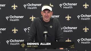 Lions prep for Saints  Saints Coach Dennis Allen talks Lions amp Dan Campbell via Saints nfl lions [upl. by Ramsden]