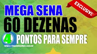 21  MEGA SENA 4 PONTOS PARA SEMPRE  TODOS OS CONCURSOS  WS [upl. by Whatley247]