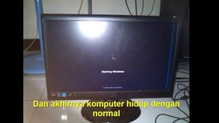 Cara Mengatasi Komputer CMOS CHECKSUM ERROR [upl. by Ynohtnacram]