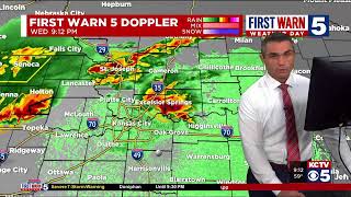 First Warn 5 Severe Weather Coverage [upl. by Aerdnahs]