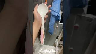 Formation of melamine dish spoon viralshort [upl. by Eskil]