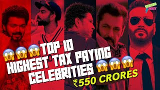 TOP 10 CELEBRITY TAX PAYERS in INDIA 2024  भारत में शीर्ष 10 सेलिब्रिटी आयकर दाता  moneymatters [upl. by Mitchiner]