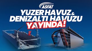 ASFAT MÜHENDİSLİĞİ İLE GELİŞTİRİLEN YÜZER HAVUZ VE DENİZALTI HAVUZU TRT ARABİ EKRANLARINDA [upl. by Notlef]