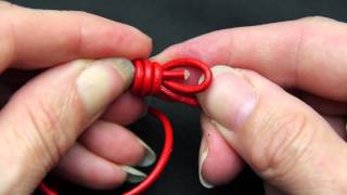 Sliding Knot Tutorial  LeftRight Handed [upl. by Azilem493]