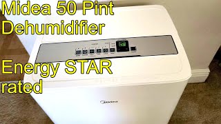 Midea Dehumidifiyer 50 Pintsday [upl. by Mcnamara617]