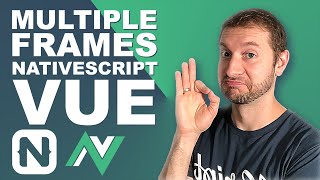 NativeScriptVue Multiple Frames  NativeScript Tutorial Vue [upl. by Elkcim]