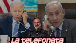 La telefonata tra Netanyahu e Biden🦧 [upl. by Mazman]