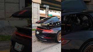 Porsche 992 Targa 4 GTS with custom duckbill porsche targa 911targa [upl. by Kauffmann]