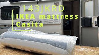 Casita RV IKEA mattress hack literally [upl. by Erbma]