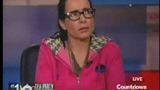 Janeane Garofalo deflates Andrew Breitbart [upl. by Anaihsat]