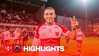 HIGHLIGHTS Hull KR vs Salford Red Devils  The Robins win at home to Salford [upl. by Ahsitaf627]