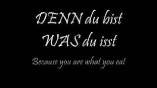 RammsteinMein Teil lyrics w english trans [upl. by Sacttler]