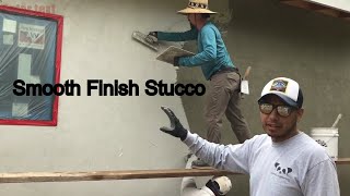 How to apply Smooth Finish Stucco [upl. by Calloway]