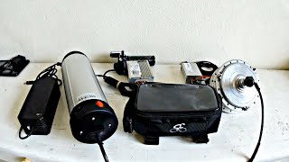 Como montar um Kit Elétrico para Bicicleta gastando pouco [upl. by Hacceber990]