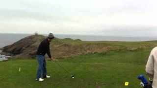 The Thirteenth at Nefyn Golf Club The Point 2012 [upl. by Xuerd]