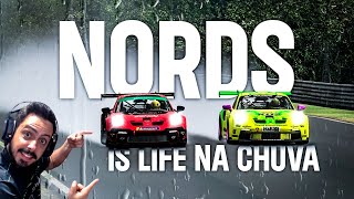 CORRIDA INSANA NA CHUVA EM NURBURGRING [upl. by Koser964]