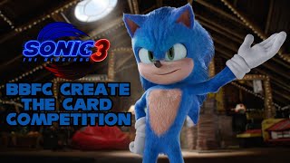 Sonic The Hedgehog 3  BBFC Create The Card Competition [upl. by Tadashi89]