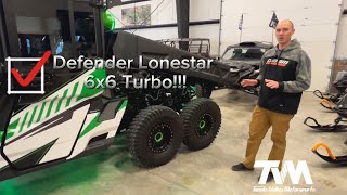 TURBO 6x6 CANAM DEFENDER LONESTAR [upl. by Anier991]