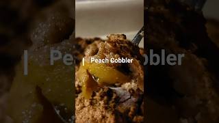 Peach cobbler for thanksgiving desset food shorts [upl. by Atnoled]