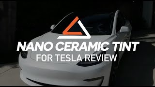 Nano Ceramic Tint For Tesla Model 3 Customer Review  MotoShield Pro [upl. by Ydnil]