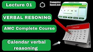 Calendar related reasoning  AMC test Preparation  Medical cadet course [upl. by Pine60]