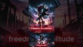 Shadow The Hedgehog sings Freedom of Solitude shadowthehedgehog shadowfans sonic shorts [upl. by Dnana]