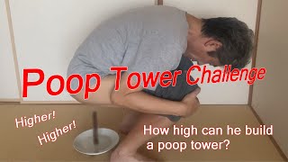 Poop Tower Challenge unbelievable ending long ver [upl. by Patrizius]