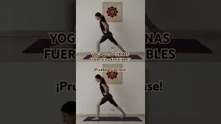 ESTIRA Y FORTALECE TUS PIERNAS flexibilidad fuerza yoga yogateacher yogaencasa [upl. by Pascasia]