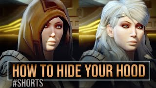 SWTOR How to hide your hood  shorts [upl. by Law]