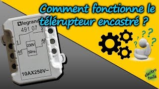 🔍 Comment fonctionne le télérupteur encastré  🤔 [upl. by Assirahc]