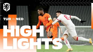 Highlights Turkije  Nederland 24032021 WKkwalificatie [upl. by Sayers]