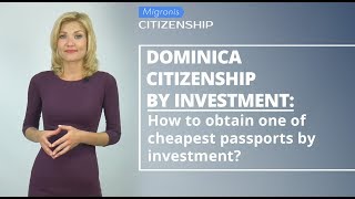 Dominica citizenship by investment 👉Cost of Dominica passport benefits application process [upl. by Trici965]