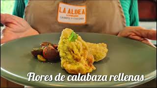 Aprende a hacer las mejores flores de calabaza rellenas en casa [upl. by Adnilre413]