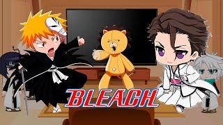 Bleach capitans react to Ichigo Kurosaki  Gacha React [upl. by Nilam]