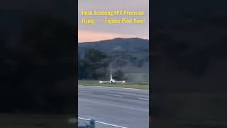 Head Tracking FPV  Fighter Pilot View  Precision Flying Fun in a RC Jet [upl. by Maddie]