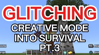 GLITCHING CREATIVE MODE INTO SURVIVAL PT3 ALL DRIPSTONE GLITCHES PT21 amp GLITCHES IN DESCRIPTION [upl. by Amsa112]