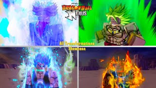 Dragon Ball Nexus All transformations showcase [upl. by Annoynek]