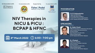 NIV Therapies in NICU amp PICU  BCPAP amp HFNC [upl. by Ahsirek]