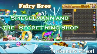 Explicación Fairy Bros’ Spiegelmann and the Secret Ring Shop y Tinkerers Chest Maplestory 2023 GMS [upl. by Aicercul]