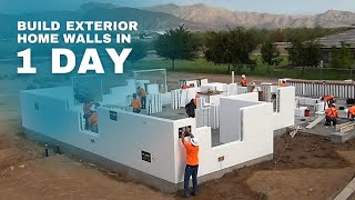 ICF Specialist Build a Home in 1 Day [upl. by Eded]