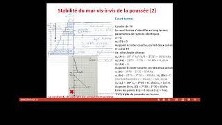 Etude de stabilité dun mur de soutènement en gabions [upl. by Adev]