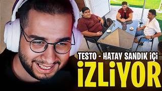 Eray  Testo Taylan quot HATAY SANDIKİÇİ EV ZİYARETİ quot İzliyor  testotaylan [upl. by Eilatan]