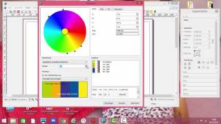 Scribus Tutorial Farben hinzufügen ersetzen und löschen [upl. by Ylrebmyk]