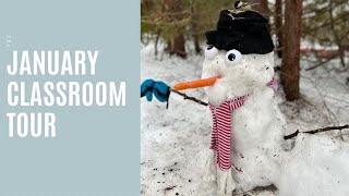 JANUARY CLASSROOM TOUR  TOY ROTATION  ARCTIC THEME [upl. by Cutlip]