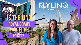 Is the LINQ Royal Bar Crawl worth the money  Hard Rock  FlyLINQ  Las Vegas vlog part 4 [upl. by Senga]